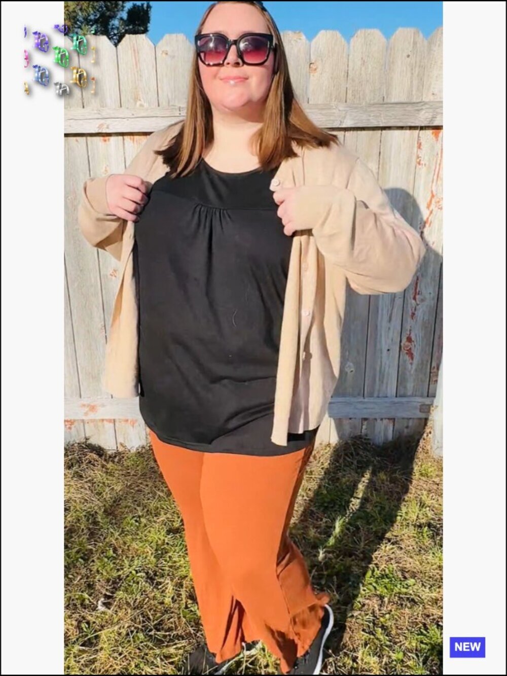 Lightweight Knit Cardigan Long Sleeve Crewneck Button Down Classic Chic - Picture 6 of 7